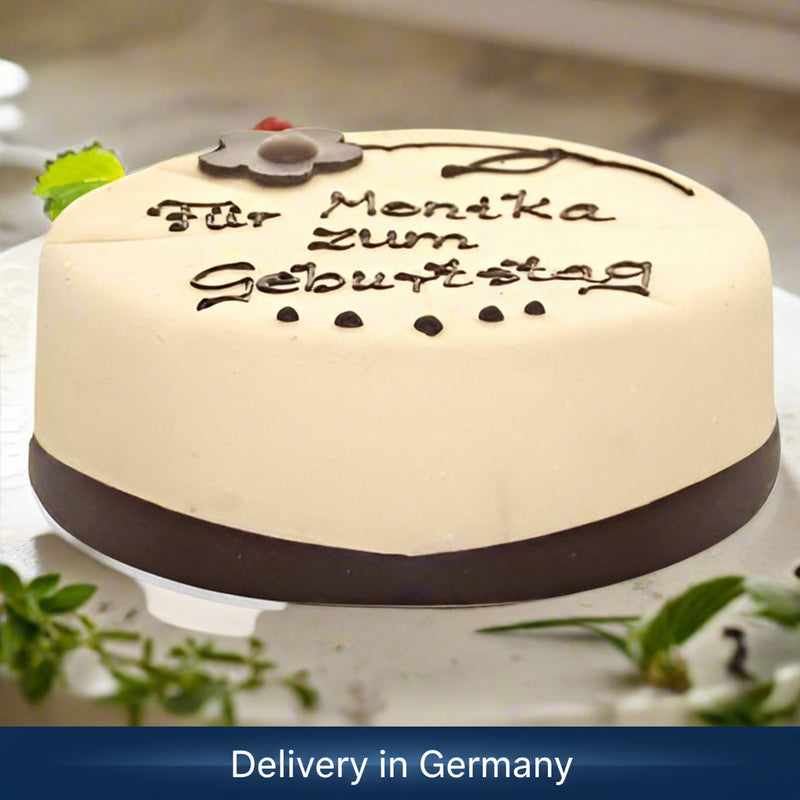 Writable Marzipan Cake - Germany