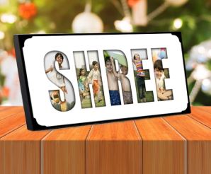 Name Photo Collage Frame - India