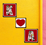 Alphabet Photo Collage with Love - India