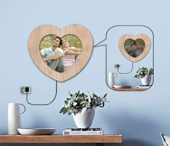 Heart LED Photo Frame – India