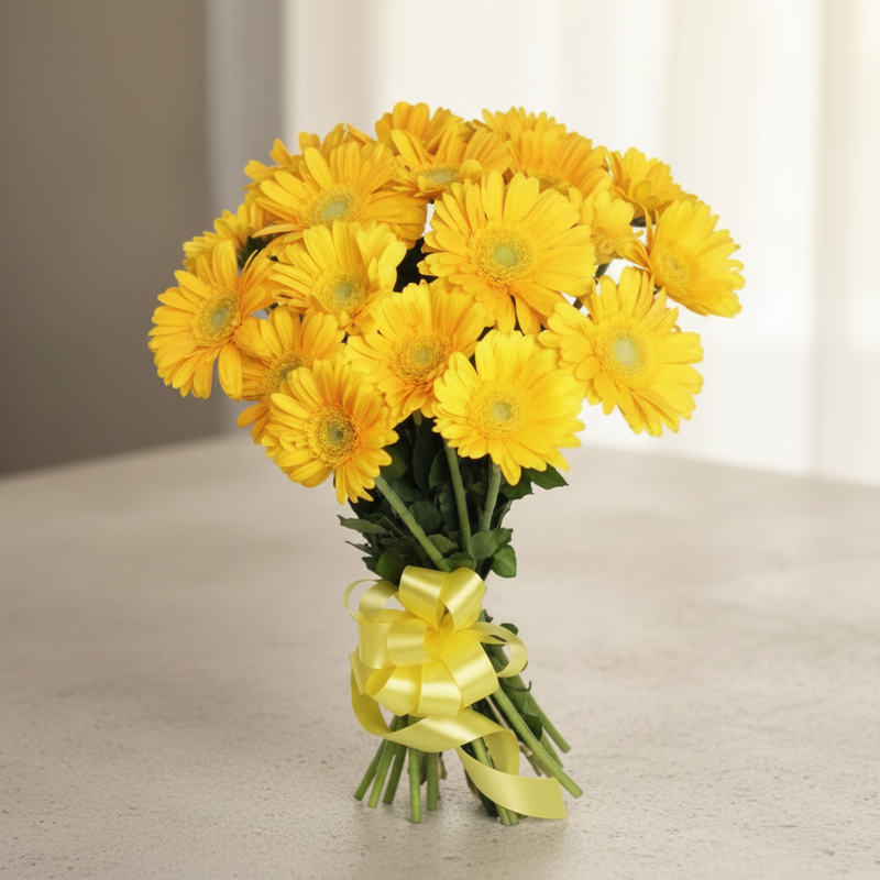 Yellow Gerberas Bunch