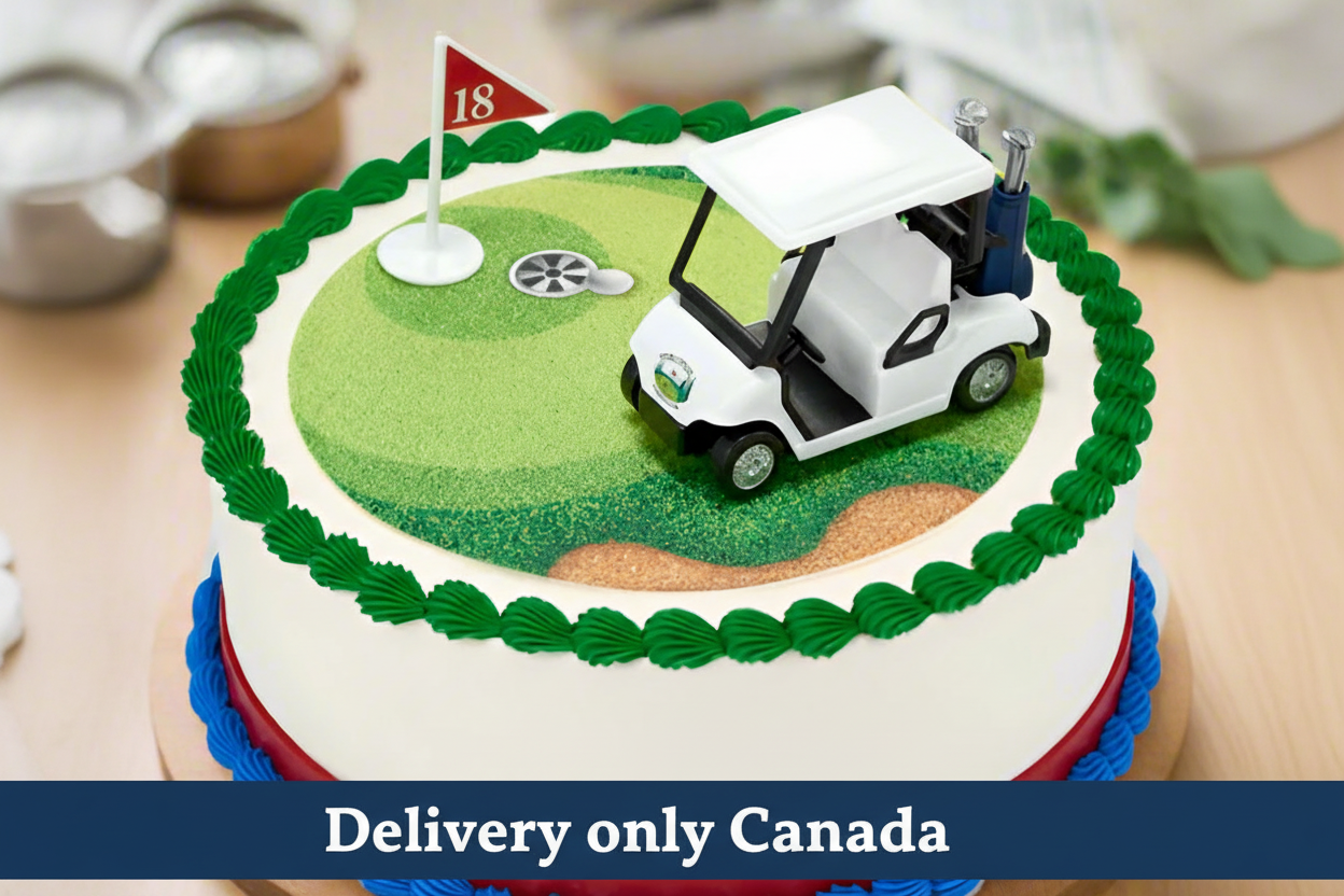 Golf design Cake – delivery in Canada