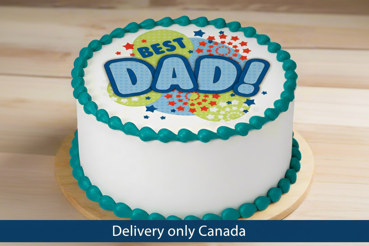 Happy Father’s Day Cake – delivery in Canada