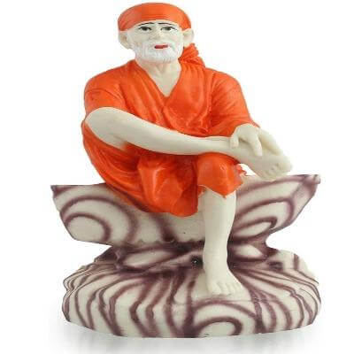 Marble Sai Baba idol