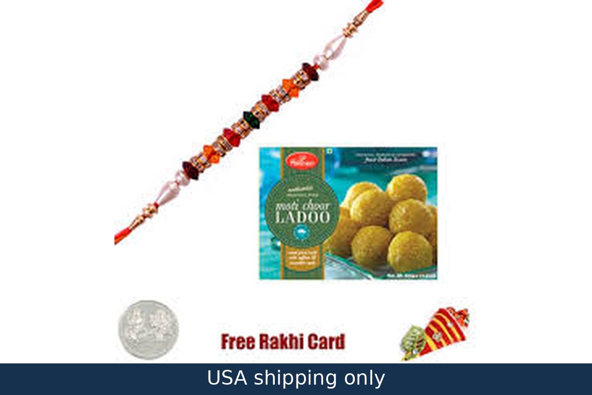 250 Gms. Ladoo and 1 Designer Rakhi with free Roli Tikka _ USA - USA