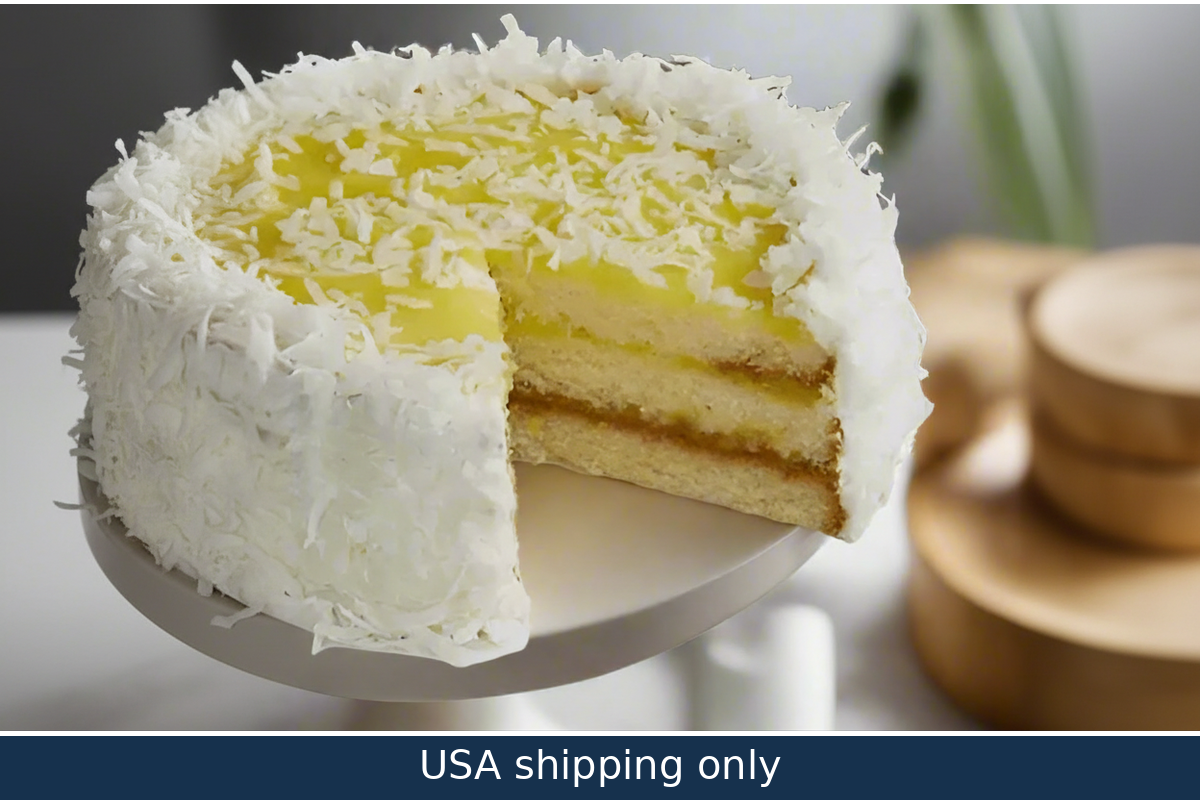 Lemon Coconut Cake – delivery in USA