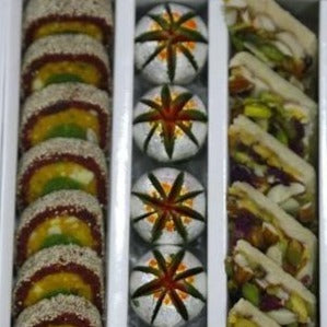 Anjeer Kasatta,Kusum Kali,Diamond Barfi 1Kg sweets – India