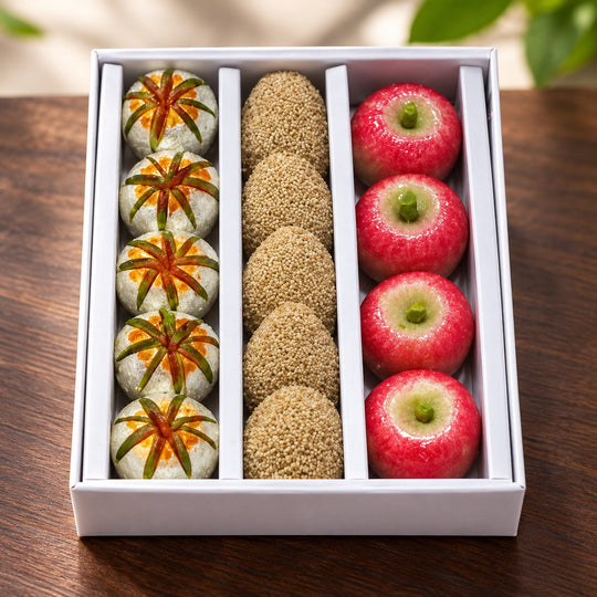 Kaju Apple, Kaju Cutlet, Kaju Kusumkali 500gm sweets – India