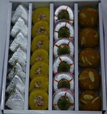 Dry Fruit Bathesa, Kaju Sweet, Moti Choor Laddu, Sandwich 1Kg