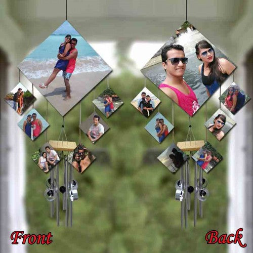 7 Square Wind Chime – 14 Pics , Personalised Gifting – India