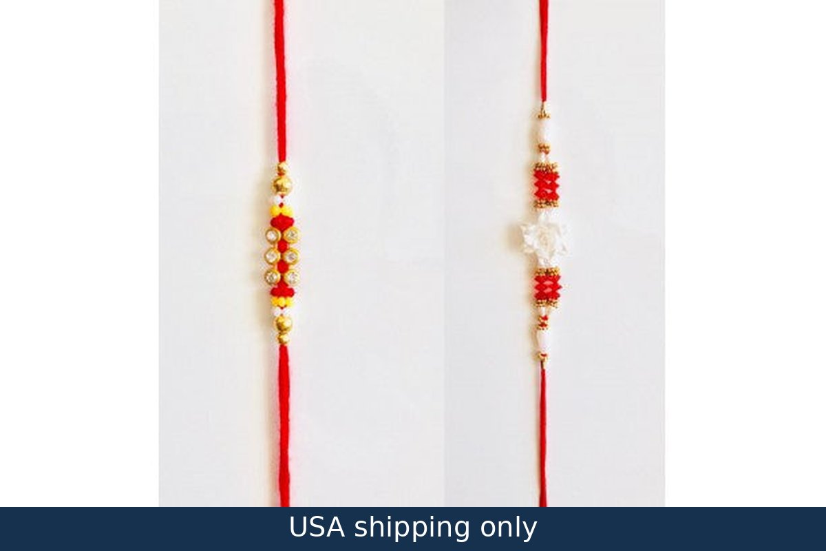 Rakhi set ( Pair) 01 – delivery in USA