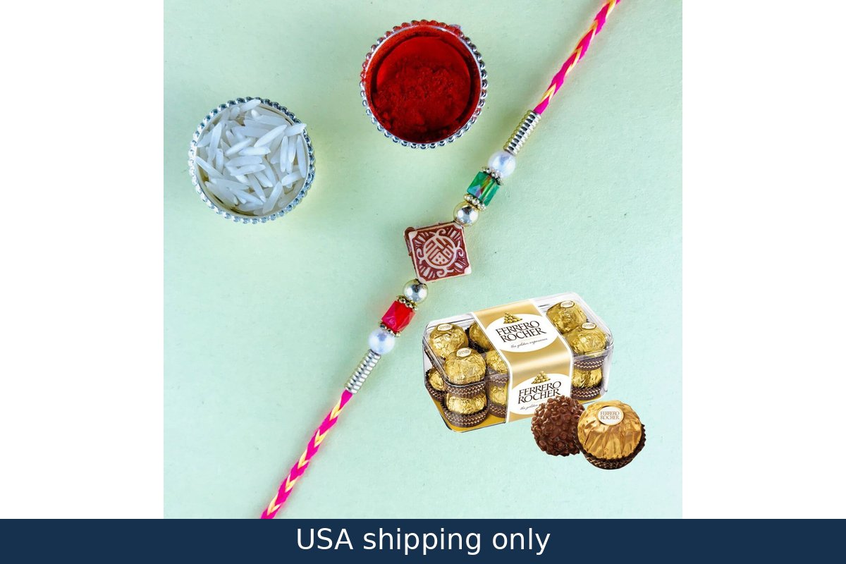 Rakhi with Ferrero rocher 13 – delivery in USA