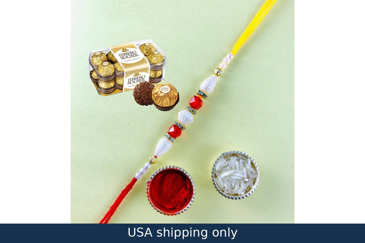 Rakhi with Ferrero rocher 3 – delivery in USA