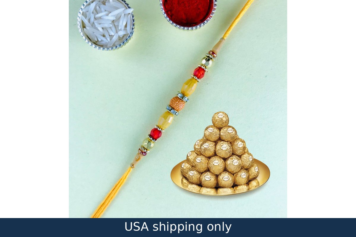 Rakhi with Ferrero rocher 5 – delivery in USA
