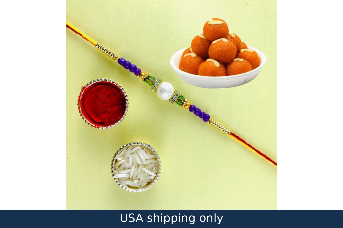 Rakhi with Laddo 16 – delivery in USA