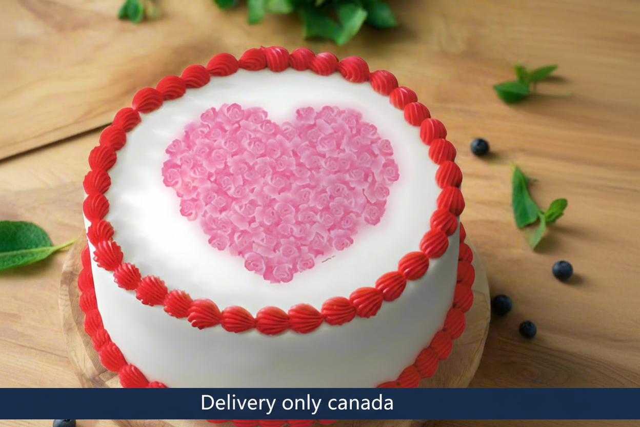Romantic Cake for Love – delivery in Canada