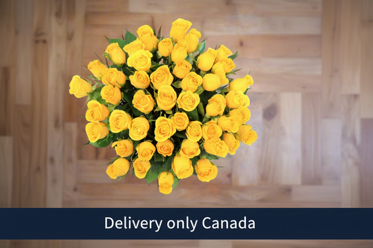 Rose Bouquet 24 Yellow Roses – delivery in Canada