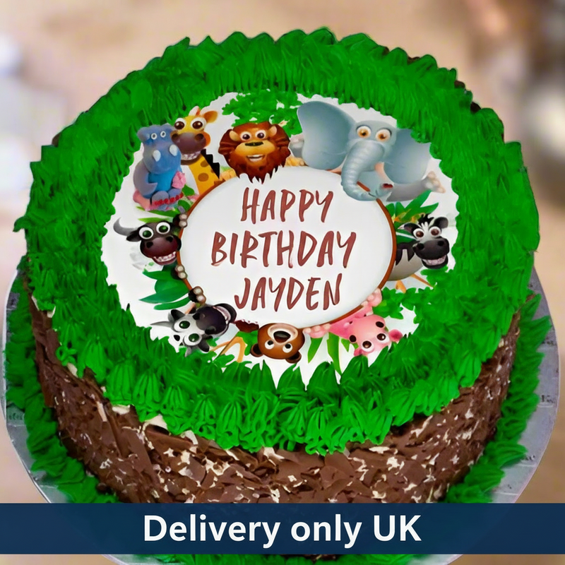 Safari Themed Cake - UK