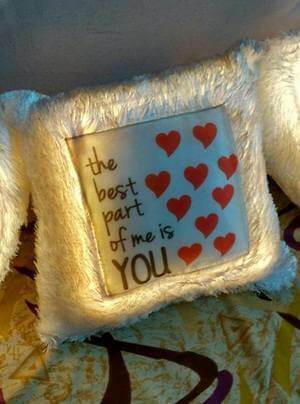 Personalized Led cushion