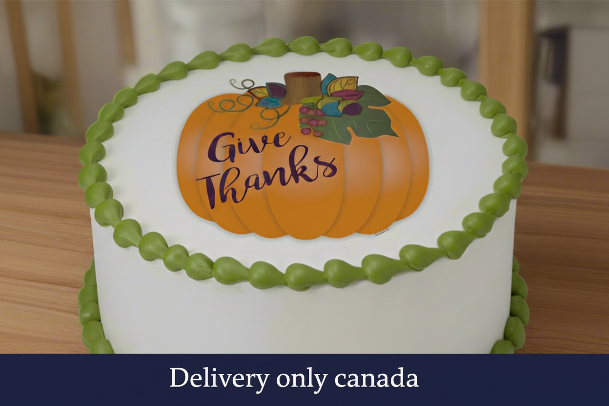 Thanks Giving Cake – delivery in Canada