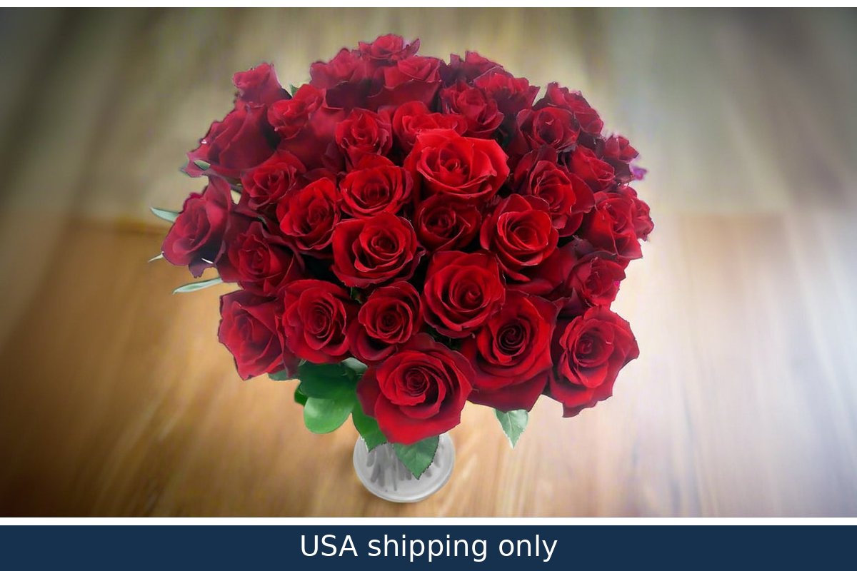Three Dozen Roses Bouquet Big stem – delivery in USA