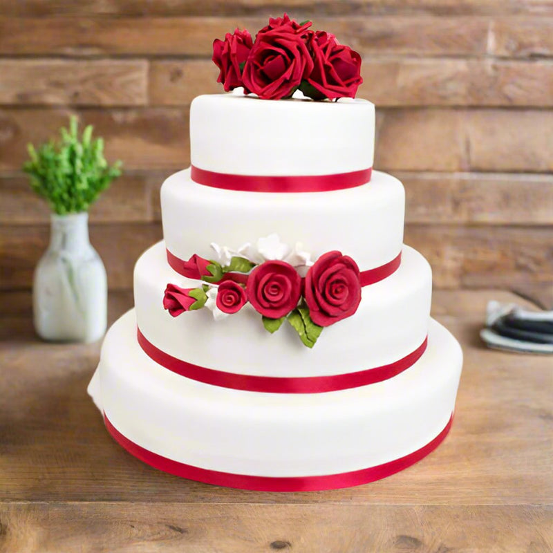 Send Wedding Delight Cake to India - Cake Delivery
