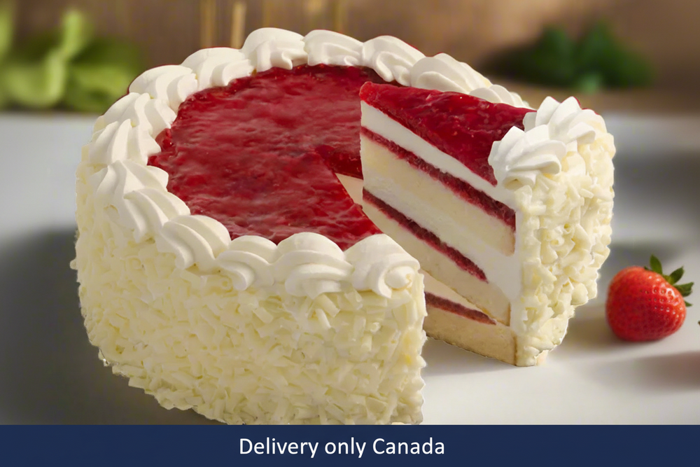 White Chocolate Raspberry Cake – delivery in Canada